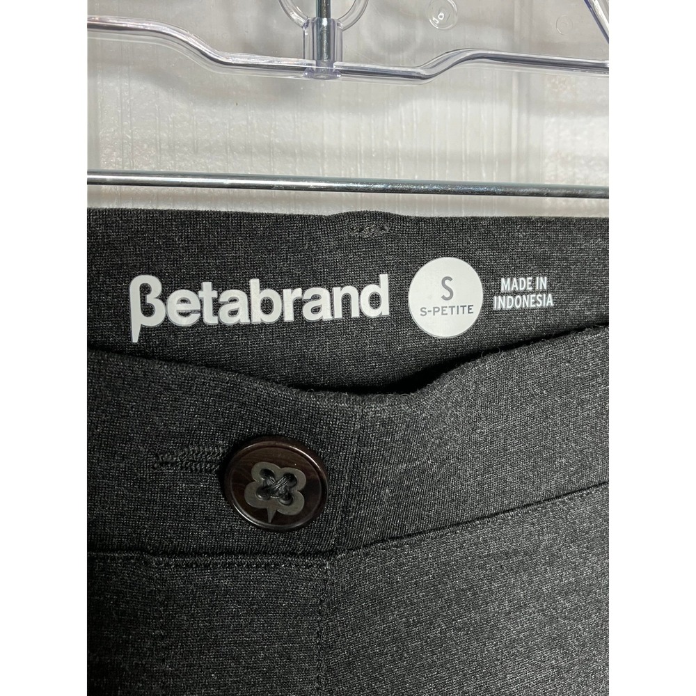 Betabrand Classic Straight Leg Dress Yoga Pant Womens Charcoal Small - Picture 5 of 6